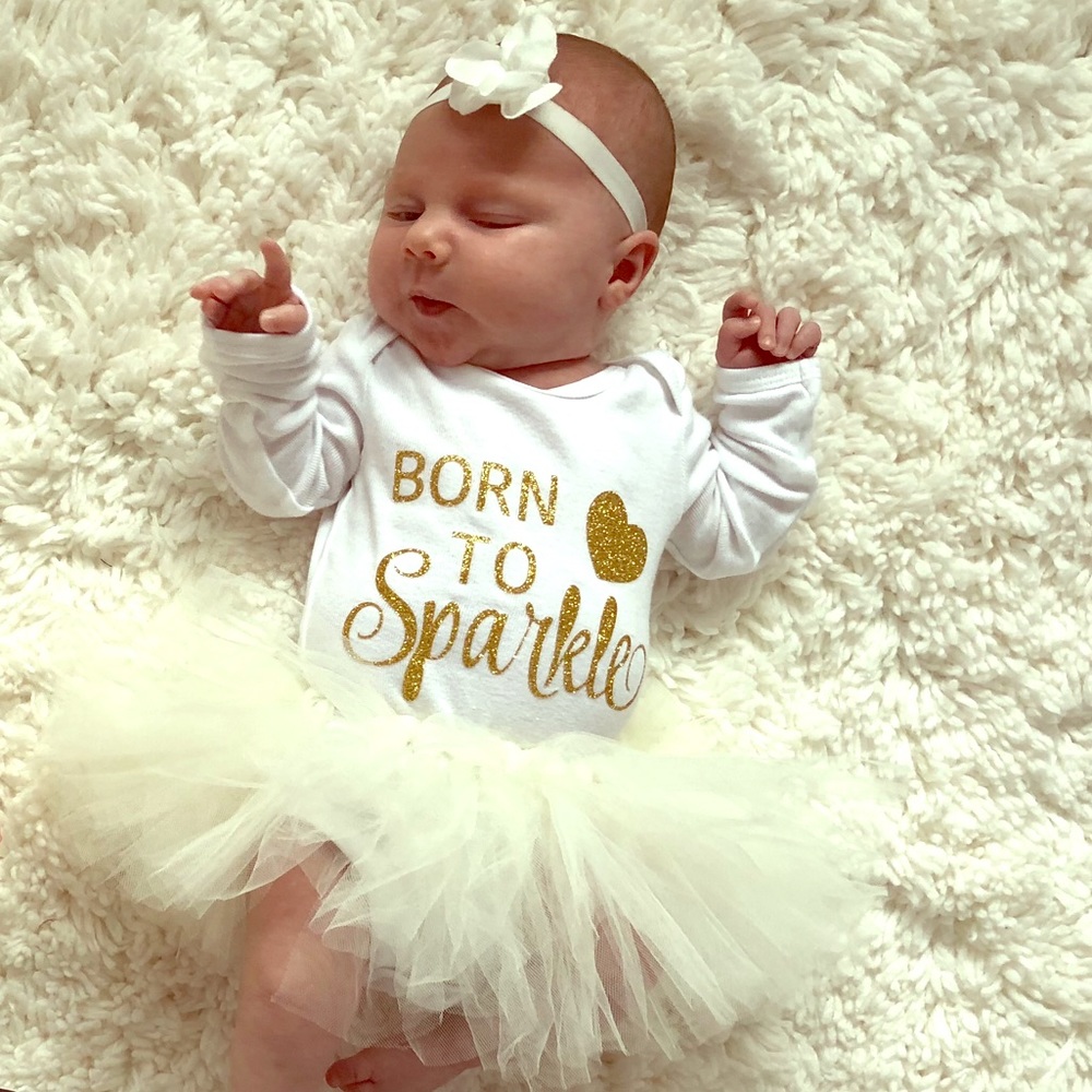 Newborn Girl Coming Home Onesie
